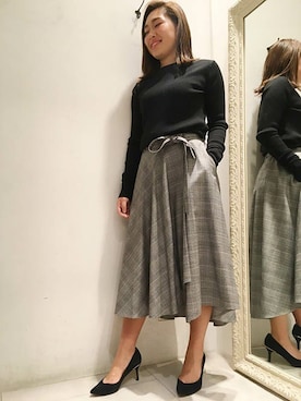 OUVRAGE CLASSEさん（レディース・158cm）の冬コーディネート