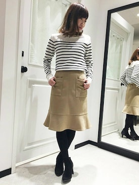 OUVRAGE CLASSEさん(レディース・158cm)の冬コーディネート