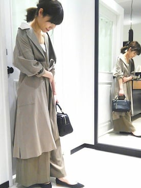 「FIRMIN（ファーミン）のアイテム」を使った、OUVRAGE CLASSEさん（レディース・158cm）の春コーディネート