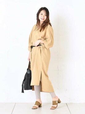 「MAURIZIO TAIUTI（マウリツィオタユーティ）のアイテム」を使った、OUVRAGE CLASSEさん（レディース・158cm）の冬コーディネート