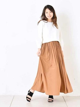 OUVRAGE CLASSEさん（レディース・158cm）の冬コーディネート