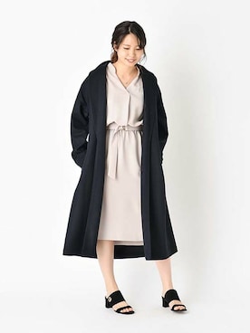 「パーティースタイル」｜「アイテム（その他アウター）」を使った、OUVRAGE CLASSEさん（レディース・158cm）の冬コーディネート