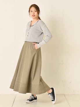 「OUVRAGE CLASSE（ウヴラージュクラス）のアイテム」を使った、OUVRAGE CLASSEさん（レディース・158cm）の春コーディネート