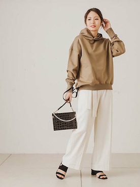 「FIRMIN（ファーミン）のアイテム」を使った、OUVRAGE CLASSEさん（レディース・158cm）の春コーディネート