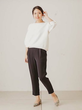 「C'ast vague（セベージュ）のアイテム」を使った、OUVRAGE CLASSEさん（レディース・158cm）の春コーディネート