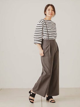 「OUVRAGE CLASSE（ウヴラージュクラス）のアイテム」を使った、OUVRAGE CLASSEさん（レディース・158cm）の春コーディネート