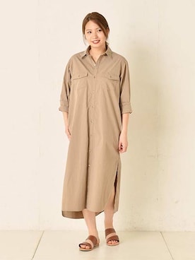 「SOL SANA（ソルサナ）のアイテム（サンダル）」を使った、OUVRAGE CLASSEさん（レディース・158cm）の春コーディネート