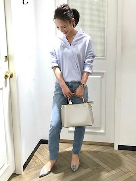 「C'ast vague（セベージュ）のアイテム」を使った、OUVRAGE CLASSEさん（レディース・158cm）の春コーディネート