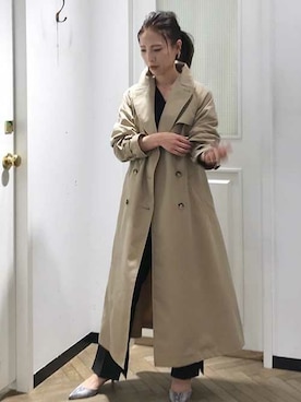 「C'ast vague（セベージュ）のアイテム」を使った、OUVRAGE CLASSEさん（レディース・158cm）の春コーディネート