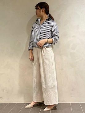 「C'ast vague（セベージュ）のアイテム」を使った、OUVRAGE CLASSEさん（レディース・159cm）の春コーディネート