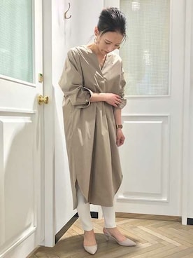 「C'ast vague（セベージュ）のアイテム」を使った、OUVRAGE CLASSEさん（レディース・158cm）の春コーディネート