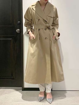 「C'ast vague（セベージュ）のアイテム」を使った、OUVRAGE CLASSEさん（レディース・160cm）の春コーディネート