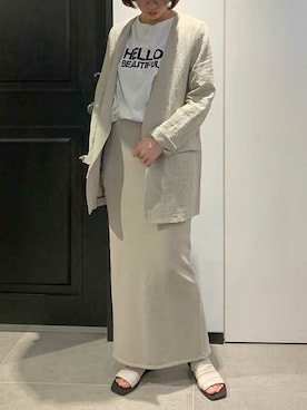 「OUVRAGE CLASSE（ウヴラージュクラス）のアイテム」を使った、OUVRAGE CLASSEさん（レディース・160cm）の春コーディネート