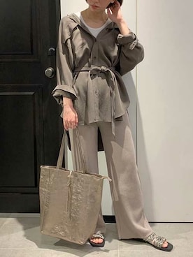 「SBTRACT（サブトラクト）のアイテム」を使った、OUVRAGE CLASSEさん（レディース・160cm）の春コーディネート