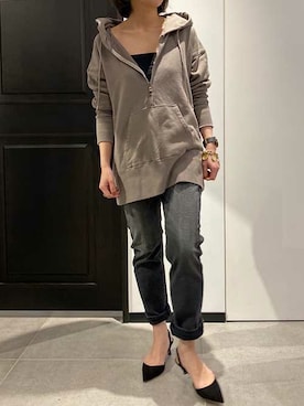 「C'ast vague（セベージュ）のアイテム」を使った、OUVRAGE CLASSEさん（レディース・158cm）の春コーディネート