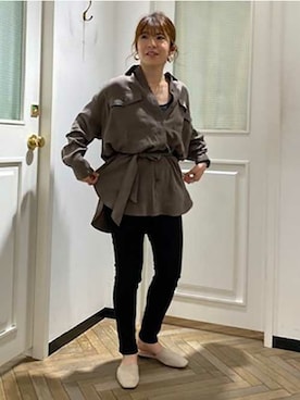 OUVRAGE CLASSEさん(レディース・156cm)の春コーディネート