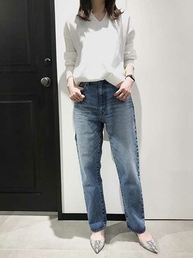 「C'ast vague（セベージュ）のアイテム」を使った、OUVRAGE CLASSEさん（レディース・163cm）の春コーディネート