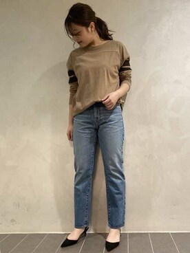 「C'ast vague（セベージュ）のアイテム」を使った、OUVRAGE CLASSEさん（レディース・158cm）の春コーディネート