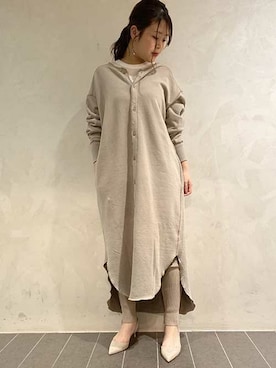 「C'ast vague（セベージュ）のアイテム」を使った、OUVRAGE CLASSEさん（レディース・158cm）の春コーディネート