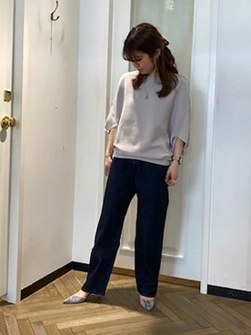 「C'ast vague（セベージュ）のアイテム」を使った、OUVRAGE CLASSEさん（レディース・158cm）の春コーディネート