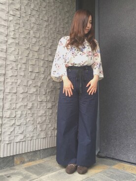 c h a f u c oさん（レディース・155cm）の春コーディネート