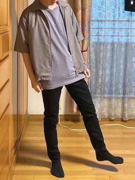 「BASECONTROL（ベースコントロール）のアイテム（アクセサリー）」を使った、Gamiさん（メンズ・170cm）の秋コーディネート