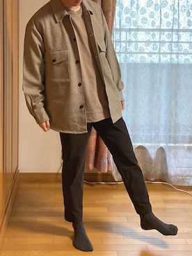「BASECONTROL（ベースコントロール）のアイテム（アクセサリー）」を使った、Gamiさん（メンズ・170cm）の秋コーディネート