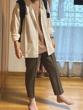 「BASECONTROL（ベースコントロール）のアイテム（アクセサリー）」を使った、Gamiさん（メンズ・170cm）の秋コーディネート