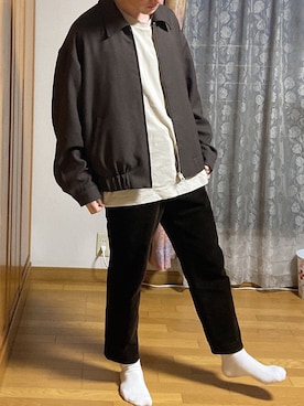 「BASECONTROL（ベースコントロール）のアイテム（アクセサリー）」を使った、Gamiさん（メンズ・170cm）の秋コーディネート