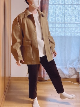 「BASECONTROL（ベースコントロール）のアイテム（アクセサリー）」を使った、Gamiさん（メンズ・170cm）の秋コーディネート