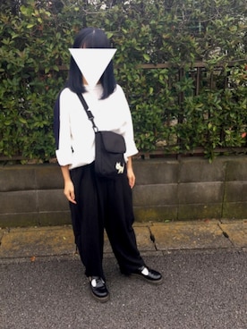 「POU DOU DOU（プードゥドゥ）のアイテム（アクセサリー）」を使った、りなぴ。＊さん（レディース・154cm）の秋コーディネート
