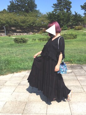 りなぴ。＊さん（レディース・154cm）の夏コーディネート