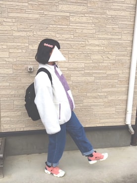 りなぴ。＊さん（レディース・154cm）の冬コーディネート