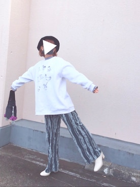 「merry jenny（メリージェニー）のアイテム（帽子）」を使った、りなぴ。＊さん（レディース・154cm）の冬コーディネート