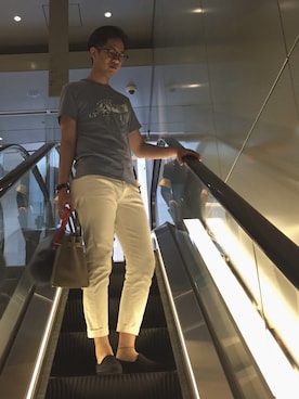 「JOHN LAWRENCE SULLIVAN」｜「アイテム（その他シューズ）」を使った、Ryusukeさん（メンズ・171cm）の春コーディネート
