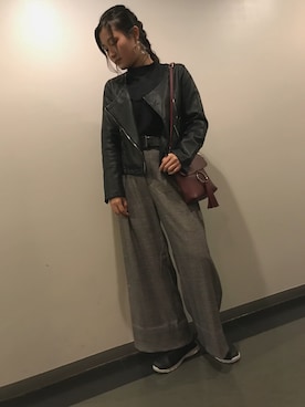「C.D.S BASIC（シーディーエスベーシック）のアイテム（ジャケット/アウター）」を使った、maaさん（レディース・158cm）の秋コーディネート