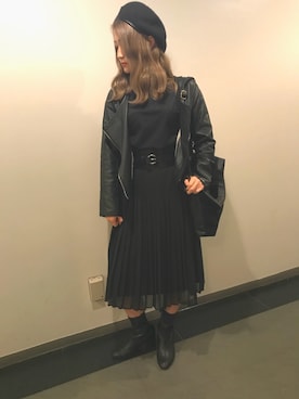 「C.D.S BASIC（シーディーエスベーシック）のアイテム（ジャケット/アウター）」を使った、maaさん（レディース・158cm）の春コーディネート