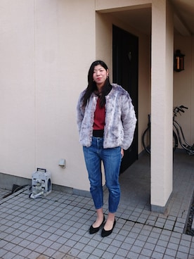 「PULP/417EDIFICE（パルプフォーワンセブンエディフィス）のアイテム」を使った、せいちゃん☆さん（レディース・177cm）の冬コーディネート