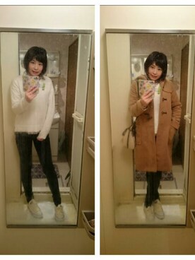 「SAC'S BARJean（サックスバージーン）のアイテム」を使った、えっつんさん（レディース・158cm）の冬コーディネート