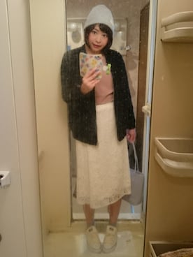 「amelier MAJESTIC LEGON（アメリエルマジェスティックレゴン）のアイテム（ジャケット/アウター）」を使った、えっつんさん（レディース・158cm）の春コーディネート