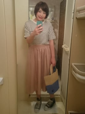 えっつんさん（レディース・158cm）の春コーディネート