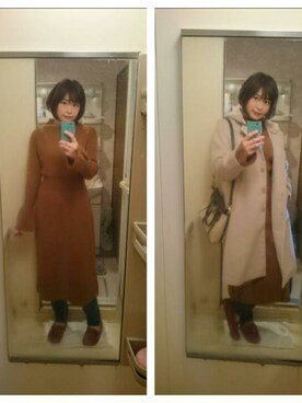 「SAC'S BARJean（サックスバージーン）のアイテム」を使った、えっつんさん（レディース・158cm）の冬コーディネート