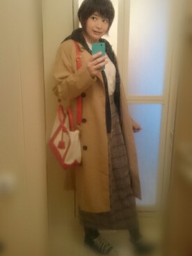 「シンプルおしゃれが好き」｜えっつんさん（レディース・158cm）の秋コーディネート