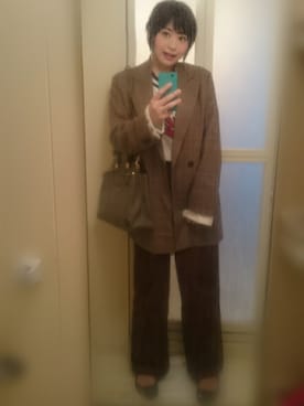 「LuuNa（ルーナ）のアイテム」を使った、えっつんさん（レディース・158cm）の秋コーディネート