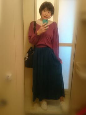 「rps（アールピーエス）のアイテム（その他トップス）」を使った、えっつんさん（レディース・158cm）の冬コーディネート
