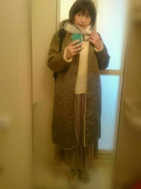 えっつんさん（レディース・158cm）の冬コーディネート