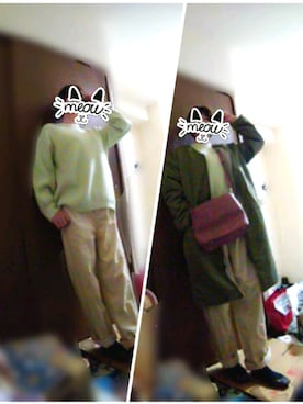 「koe（コエ）のアイテム（その他アウター）」を使った、えっつんさん（レディース・158cm）の冬コーディネート
