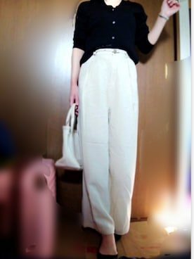 「SFW（エスエフダブリュー）のアイテム（パンプス）」を使った、えっつんさん（レディース・158cm）の春コーディネート