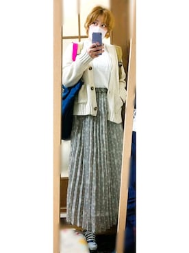 「アイテム（バックパック/リュック）」を使った、えっつんさん（レディース・158cm）の春コーディネート