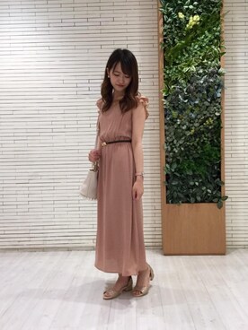 Majestic Legon マジェスティックレゴン の バックリボンマキシワンピース ワンピース Wear